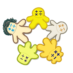 彩點與草義 -耍寶琥珀糖