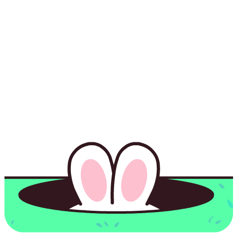 Kawaii Rabbit 5 : Pop-up stickers