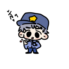 Police Boy & Dog