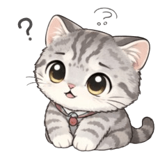 Tiny Meow New Hire sticker