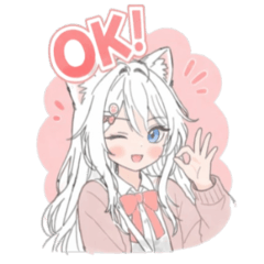 Kiha's original character Sticker