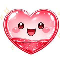 Puni Heart % Stickers (Mood Meter)