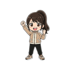 Full Power! Ran-chan's Daily Stickers