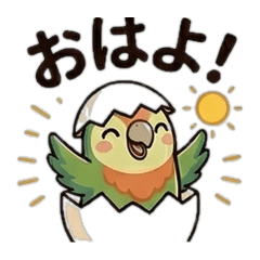 Useful! Cute Parrot Stickers 7