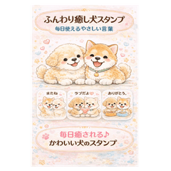 Cute Gentle Dog Stickers  Everyday Use
