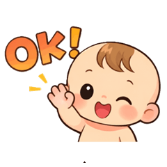 Everyday Greeting Stickers for Babies.