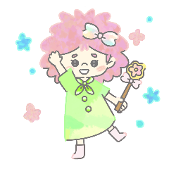 FuwaHana-chan Daily Life Sticker