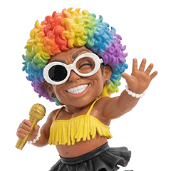 Jr.Grandiva 3D sticker Eng32