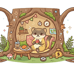 黃喉貂：憨萌台味日常