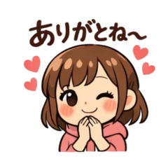 Cute girl stickers 24