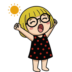 Goldie & Polka Dot Dress Stickers