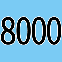 Numbers 8000-8039
