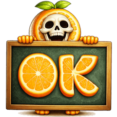 Fruit Zombie Orange