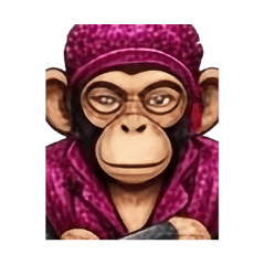 Glamorous Wealthy Monkey Charms