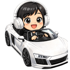 星輿星晴可愛貼圖24-白色耳機版-1