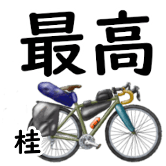 Katsura'having fun bike