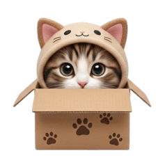 Cute Kitten Stickers No Text
