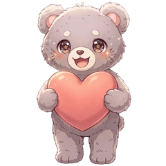 Moka the Bear Emotion Stickers Vol. 0