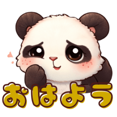 Cute Kawaii Panda Emoji Stickers
