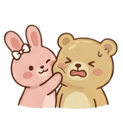 Pink Rabbit & Big Bear