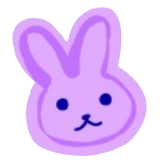 purple rabbit080331
