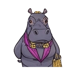 Legendary Golden Beauty Hippos