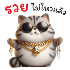 แมว ลายสลิด 3D