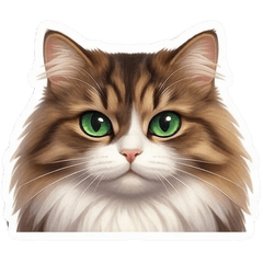 Fluffy Munchkin: Emotional Cat's Life2