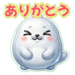 Everyday Puffy Seal Stickers!