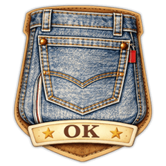 DENIM LIFE Sticker