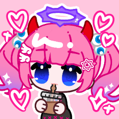 Vtuberりうちゃんスタンプ