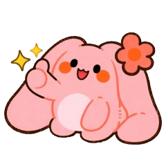 Adorable Pink Bunny Chat Pack