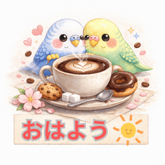 Ciel & Mimosa Cafe Sweet Stickers