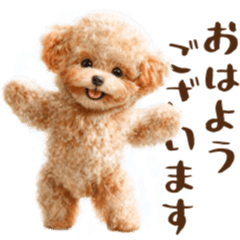 Groovy Toy Poodle Greeting Animations