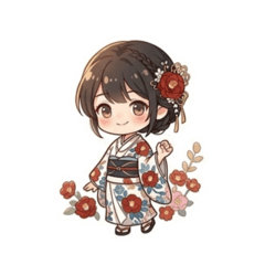 Tsubaki-chan's Gentle Everyday Stamps