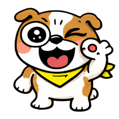 Cute Bulldog Stickers | Daily Reactions