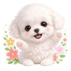 Maltese Dog Healing Daily Stickers