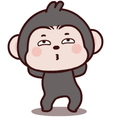 Little monkey : Animated