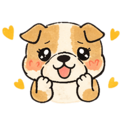 Soft & Sweet Bulldog Stickers