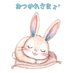 Cute rabbit stickers1008