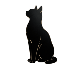 Black Cat Stickers 4 Calm Refusal