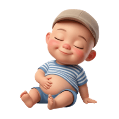 Baby Joe, the happiest little boy.