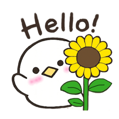 Simple bird stamps (Spring-Summer)