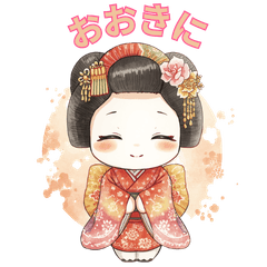 Adorable Maiko Stickers