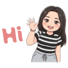 A lovely and cheerful girl