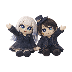 Celavie and Pitch plushtoy Sticker