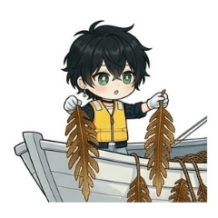 Early Summer Breeze: Black Hair Boy