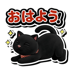 Chill Black Cat Days