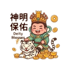 神明保佑「太子爺」 – LINE貼圖 | LINE STORE