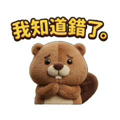 可愛毛絨布偶河狸：溫馨生活的守護者